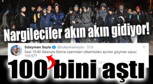 PLAJDA NARGİLE İÇEN KALMIYOR MU? TÜRKİYE’Yİ TERK EDEN SURİYELİ SAYISI 100 BİN’İ GEÇTİ!