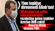 DİĞER CHP’Lİ BELEDİYELER YAPINCA MECBUR KALDI… SU FATURASI DÜZENLENMEYECEK!