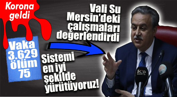 VALİ SU’DAN “KORONA” AÇIKLAMASI: “ASILSIZ PAYLAŞIMLARDA BULUNANLAR HAKKINDA YASAL İŞLEMLER BAŞLADI!”