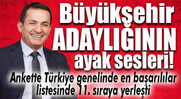ABDULLAH ÖZYİĞİT İLK YILINDA ENLER LİSTESİNDE… LİSTEDE TÜRKİYE’DEKİ EN BAŞARILI 11. İLÇE BELEDİYE BAŞKANI OLARAK YER ALDI…
