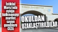 MERSİN ÜNİVERSİTESİ’NDEKİ SORUŞTURMA SONUÇLANDI: İSTİKLAL MARŞI’NDA OTURAN ÖĞRENCİLER 1’ER AY UZAKLAŞTIRILDI