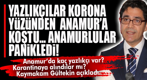 ANAMUR’DA “YAZLIKÇI PANİĞİNE” KAYMAKAM GÜLTEKİN AÇIKLAMA GETİRDİ: “HEPSİ KONTROLÜMÜZ ALTINDA!”