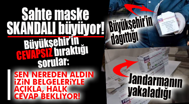 BÜYÜKŞEHİR’İN MASKE CEVABI TATMİN ETMEDİ: KAFALARDA YANIT BEKLEYEN SORULAR