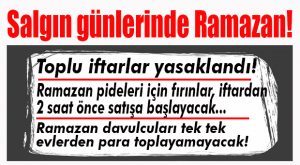 MERSİN VALİLİĞİ, SALGIN TEDBİRLERİ KAPSAMINDA RAMAZAN ÖNLEMLERİNİ KAMUOYUNA DUYURDU