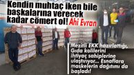 ESNAF KENDİ SÖKÜĞÜNÜ DİKER… DARA DÜŞEN ESNAF KENDİNİ UMURSAMADI, YİNE PAYLAŞTI!