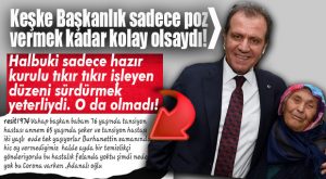 CHP’Lİ SEÇER KORONA ŞOVU YAPACAĞIM DİYE, YAŞLI HİZMETLERİNİ PAS GEÇMEYE BAŞLADI!