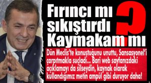 SANSASYONEL’İ ÇARPITMAKLA SUÇLAYACAĞINA, MECLİS KAYITLARINI VE GÖNDERDİĞİN BASIN BÜLTENLERİNDEKİ İFADELERİNİ SİLEYDİN ÖNCE….