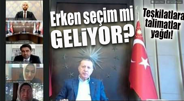 CUMHURBAŞKANI ERDOĞAN TEŞKİLATLARI UYARDI: “YOĞUN GAYRET İÇİNDE OLMALIYIZ!”