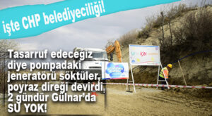 TASARRUF AYAĞINA GÜLNAR SUSUZ KALDI… KORONALI GÜNLERDE 2 GÜNDÜR SU YOK!