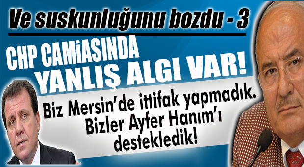 KOCAMAZ SUSKUNLUĞUNU BOZDU: “BİRKAÇ RESMİ TÖREN DIŞINDA SEÇER’LE NE YÜZ YÜZE NE DE TELEFONLA GÖRÜŞMEMİZ OLDU!”