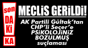 MECLİS GERİLDİ… GÜLTAK VE SEÇER KARŞI KARŞIYA GELDİ