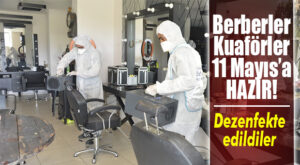 BERBERLER VE KUAFÖRLER PAZARTESİ AÇILIYOR… BERBERDE ÇAY İÇME BİTİYOR, JİLETLE TIRAŞ TARİH OLUYOR, RANDEVUSUZ KİMSE ALINMIYOR!