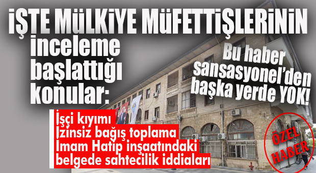 BU HABER BAŞKA YERDE YOK… MÜLKİYE MÜFETTİŞLERİ 3 ANA KONU İÇİN MERSİN’DE!