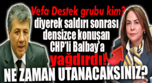 AK PARTİLİ ZEYNEP GÜL YILMAZ CHP’Li BALBAY’I BOMBALADI: “NE ZAMAN UTANACAKSINIZ?”