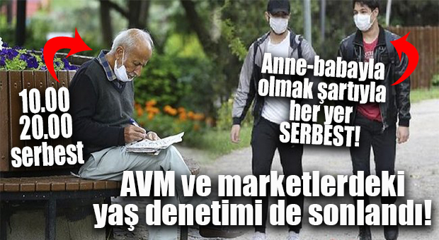 MERSİN VALİLİĞİ 18 YAŞ ALTI VE 65 YAŞ ÜZERİ VATANDAŞLARA YÖNELİK YENİ DÜZENLEMEYİ AÇIKLADI