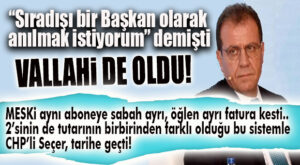 1 GÜNDE AYNI EVE 2 FARKLI FATURA… BURASI MESKİ, ŞAŞIRDIK MI?