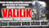 CENNET’E YERLEŞTİRİLEN ASANSÖR TARTIŞMALARINDA VALİLİK DE TOPA GİRDİ: “KARŞIT FİKİRLER HAKSIZ VE YERSİZ AÇIKLAMALARDIR!”