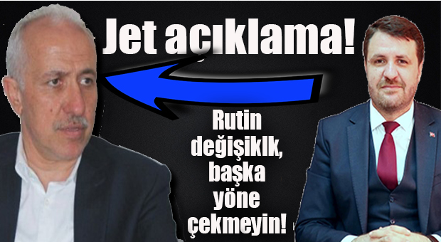 AKDENİZ BELEDİYE BAŞKANI’NDAN JET AÇIKLAMA: “BAŞKA YERLERE ÇEKMEYİN, RUTİN BİR DEĞİŞİM!”