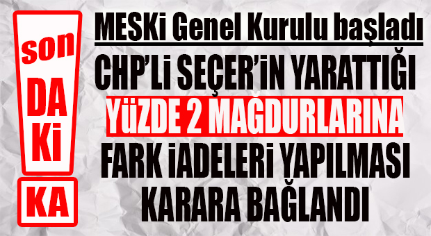 SON DAKİKA… YÜZDE 2’DEN İLK ABONE ÜCRETİNİ VEREN VATANDAŞLARA FARK İADE EDİLECEK