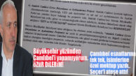 AK PARTİLİ GÜLTAK, CHP’Lİ SEÇER’İ ÇAMLIBEL ESNAFININ ÖNÜNE ATTI! HEM DE TEK TEK, ÇAMLIBEL ESNAFLARININ İSMİNE ÖZEL MEKTUP YOLLAYARAK!
