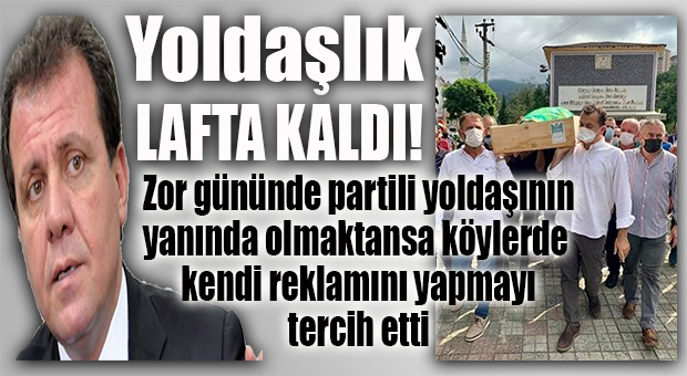 CHP’Lİ SEÇER İYİ GÜN YOLDAŞI ÇIKTI: ÖZYİĞİT’İN ZOR GÜNÜNDE YANINDA OLMADI!