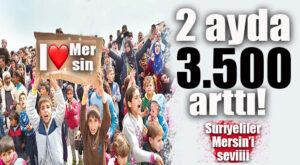 MERSİN’DE YÜKSELİŞ SÜRÜYOR… 2 AYDA TAM 3 BİN 500 ARTTI!