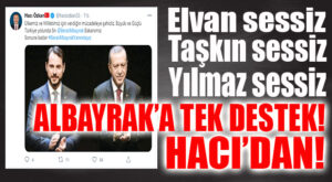ALBAYRAK’A TEK DESTEK AK PARTİLİ HACI ÖZKAN’DAN!