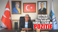 İYİ PARTİ TOROSLAR İLÇE BAŞKANI İSMAİL YETKİN’İN KORONA TESTİ POZİTİF!