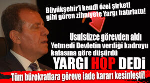 CHP’Lİ BÜYÜKŞEHİR’İN USULSÜZ KADRO DÜŞÜRÜMÜ VE SÜRGÜNÜNDE FLAŞ GELİŞME… YARGI HEPSİNE “GÖREVE İADE” KARARI VERDİ