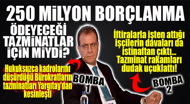CHP’Lİ SEÇER BORÇLANMAYI BUNUN İÇİN Mİ İSTEDİ? İŞTEN ÇIKARDIĞI İŞÇİLERE VE DEVLETİN VERDİĞİ KADROYU KAFASINA GÖRE DÜŞÜREN MERSİN BÜYÜKŞEHİR’E TAZMİNAT ŞOKU!