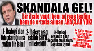 CHP’Lİ SEÇER HEM ADRESE TESLİM İHALE YAPTI HEM DE SATIN ALDIĞI İTFAİYE ARAÇLARI GÖNDERİLMEDİ… YOK BÖYLE SKANDAL