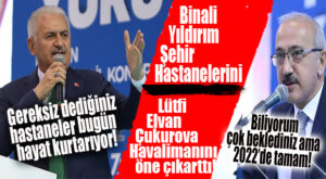 KONGREDE ÖNE ÇIKANLAR: YILDIRIM ŞEHİR HASTANELERİ, ELVAN ÇUKUROVA HAVALİMANI!