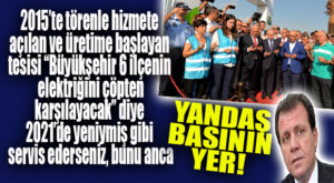 CHP BELEDİYECİLİĞİ… HİZMET ÜRETMEK YOK, ÖNCEDEN YAPILAN HİZMETLERİ “KENDİLERİ YAPMIŞ GİBİ GÖSTERMEK” VAR