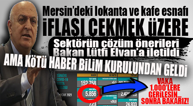 LOKANTA ESNAFININ UMUDUNU KIRAN HABER BİLİM KURULU ÜYESİNDEN GELDİ: “VAKA SAYISI BİNLERE GELMELİ!”