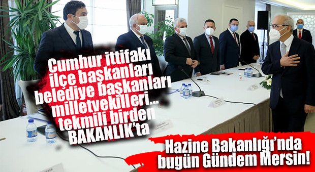 CUMHUR İTTİFAKI BELEDİYE BAŞKANLARI İLÇE BAŞKANLARIYLA BİRLİKTE BAKAN LÜTFİ ELVAN’I ZİYARET ETTİ!