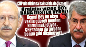 CHP’Lİ SAĞLAR, TÜRBAN SÖZLERİNE DESTEK VERMEYEN KILIÇDAROĞLU’NA YAĞDIRDI!