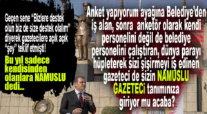 BESLEDİĞİ BASINA SÖZ YOK… KENDİSİNE MUHALİF BASINA YİNE YÜKLENDİ