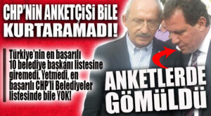 CHP’Lİ ANKETÇİNİN ANKETİNDE VAHAP SEÇER GÖMÜLDÜ… HİÇBİR YERDE YOK!