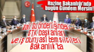 VALİ SU ÖNDERLİĞİNDEKİ MERSİN HEYETİ BAKAN ELVAN İLE GÖRÜŞTÜ