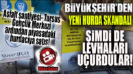 BÜYÜKŞEHİR’DEN YENİ BİR HURDA SKANDALI DAHA… VİNİLLERİN TAKILDIĞI LEVHALARIN DA ÜFÜRÜLDÜĞÜ HABERİ PATLADI