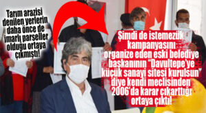 “DAVULTEPE’YE SANAYİ SİTESİ İSTİYORUZ” DİYE MECLİS’TEN DÖNEMİN BELEDİYE BAŞKANI VE “İSTEMEZÜKÇÜLERİN” ORGANİZATÖRÜ AHMET ERŞAHİN KARAR ÇIKARTMIŞ İYİ Mİ?