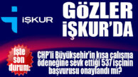 BÜYÜKŞEHİR’İN KISA ÇALIŞMA ÖDENEĞİNE SEVK ETTİĞİ İŞÇİLER HAKKINDA İŞKUR’DAN KARAR ÇIKTI MI?