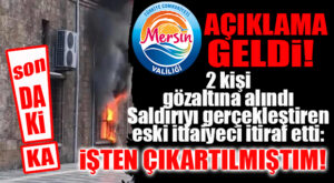 FLAŞ GELİŞME… BÜYÜKŞEHİR BİNASINA ATILAN MOLOTOFLA İLGİLİ 2 GÖZALTI