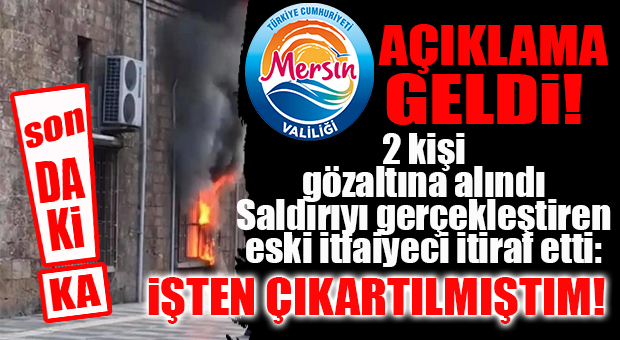 FLAŞ GELİŞME… BÜYÜKŞEHİR BİNASINA ATILAN MOLOTOFLA İLGİLİ 2 GÖZALTI
