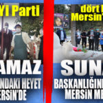 İYİ PARTİ HEYETİ MERSİN VE İLÇELERİNDE VATANDAŞLARLA BULUŞTU