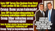 CHP TARSUS İLÇE BAŞKANI 4 AYRI YERDEN 49 BİN TL MAAŞ MI ALIYOR? DUDAK UÇUKLATAN İDDİA