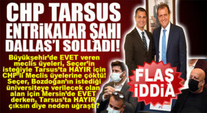 CHP’Lİ SEÇER’İN CHP’Lİ BOZDOĞAN’A KURDUĞU OYUN TARSUS BELEDİYE MECLİSİNDE BOZULDU! TARSUS’TA CHP’Lİ 9 MECLİS ÜYESİNİ DİSİPLİNE SEVK EDEN O SÜREÇ…