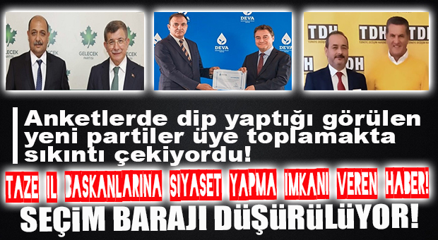 HADİ HAYIRLISI BAKALIM: ANKETLERDE ÇAKILAN, MERSİN’DEKİ YENİ PARTİLERE UMUT VEREN HABER!