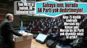 CUMHURBAŞKANI ERDOĞAN AK PARTİ MKYK’SINI TOPLADI, İLK TALİMATINI VERDİ!