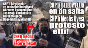 CHP’Lİ BÜYÜKŞEHİR VE YENİŞEHİR MERSİN’İN AKCİĞERİNE TAŞ OCAĞI AÇMAK İSTEDİ, BUNA EN BÜYÜK TEPKİ CHP’Lİ MECLİS ÜYESİNDEN GELDİ!